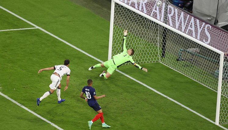 Francia venció 1-0 a Alemania en la Eurocopa 2020. 