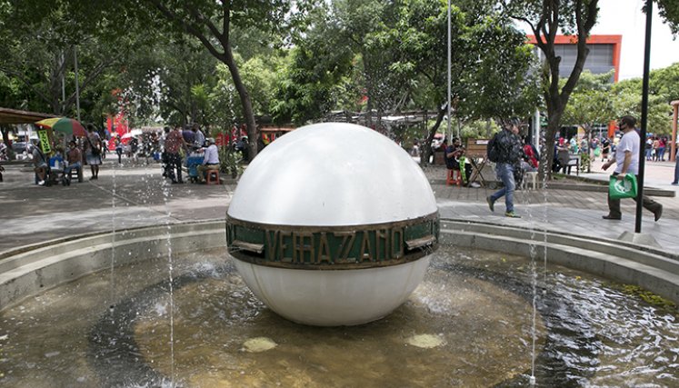 La fuente fue un regalo de la colonia italiana en Cúcuta.