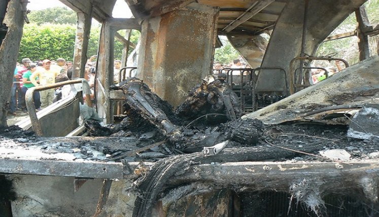Una tragedia se registró en el barrio Altamira, del municipio de Fundación (Magdalena) cuando un bus que transportaba a 32 niños pertenecientes a una iglesia cristiana estalló en llamas./Foto: archivo de Colprensa