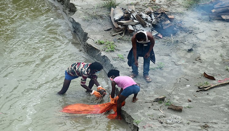 Río Ganges en la India.