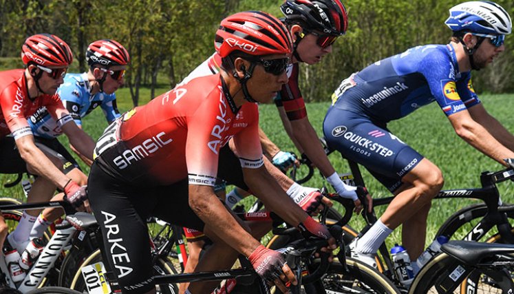 Nairo Quintana se encuentra a 24" del líder de la Cirterium Dauphiné