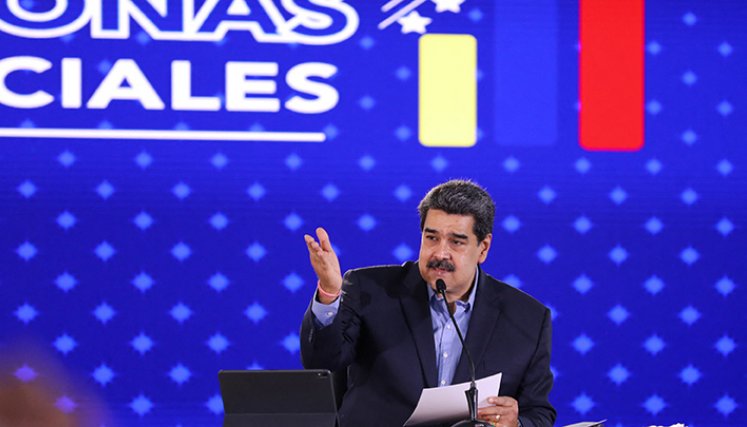 Nicolás Maduro, presidente de Venezuela./Foto Afp