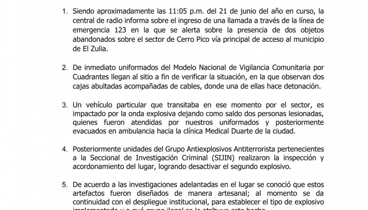Comunicado de la Mecuc