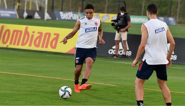 Entrenamiento de la selección Colombia 