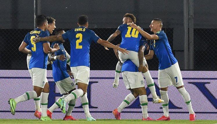Brasil, dispuesta para la jugar la Copa América. 