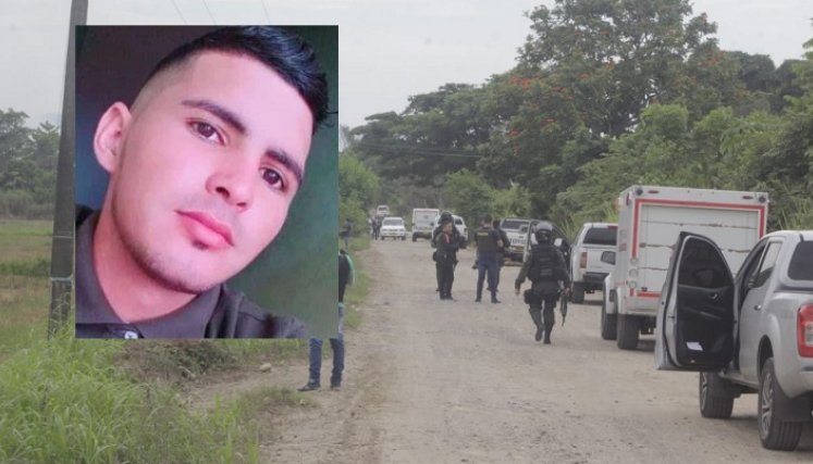 Luis Felipe Suaza Rodríguez fue atacado la noche del domingo.