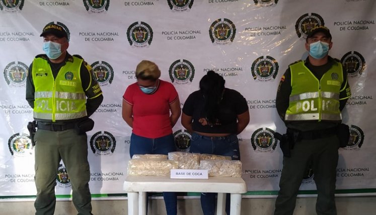 Las mujeres fueron detenidas por la Seccional de Tránsito.