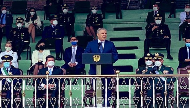 El Presidente Iván Duque anuncia cambios en la Policía Nacional y el sector defensa./Foto: colprensa