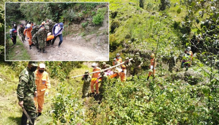 Por vivir en una zona alejada, el adulto mayor Domingo Antonio María no recibió atención médica oportuna y su situación de salud se complicó. / Foto: Ejército Nacional