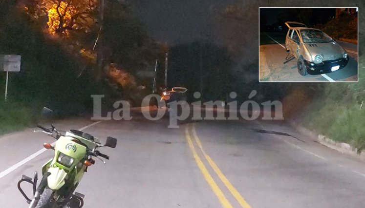 Explosión de caja bomba en Cerro Pico.