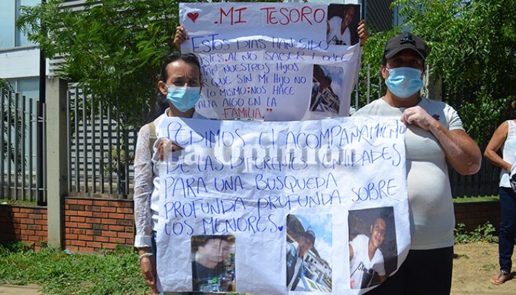Familiares protestaron por ayuda en la búsqueda de desaparecidos
