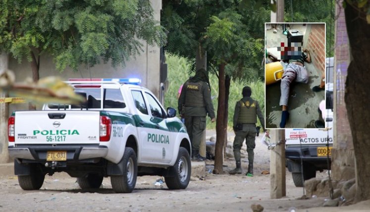 La víctima estaba sentada en el lugar donde la atacaron.