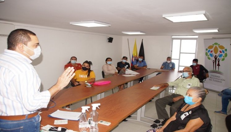 En Tibú se socializó el programa de restitución de tierras./Foto: cortesía