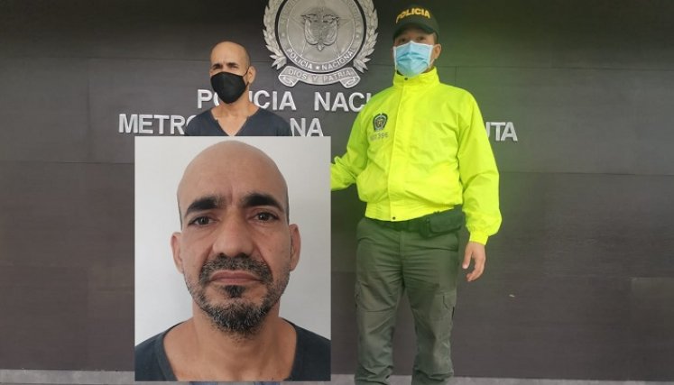 Edrin Giovanni Duarte Hernández fue capturado en el barrio María Paz.