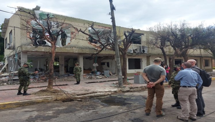 El FBI esta participando en la investigación del carro bomba de la Brigada 30.
