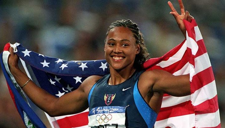 Marion Jones atleta estadounidense se destacó en Sidney 2000