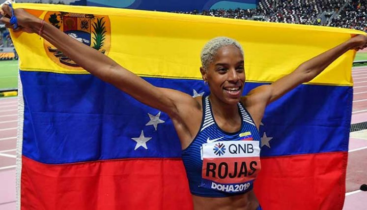 Yulimar Rojas, saltadora venezolana que busca la medalla de oro en Tokio 2020