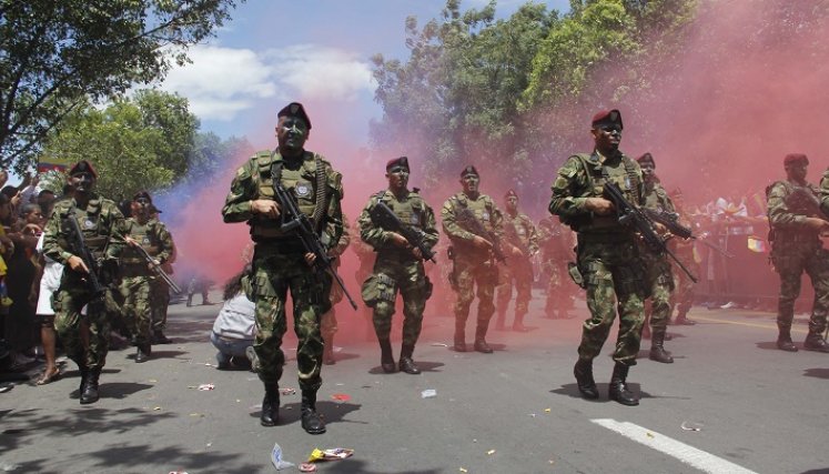 Los desfiles militares no se podrán observar hoy en las calles de Norte de Santander debido a la pandemia de la COVID-19, tal como sucedió en el 2020 /Foto: archivo La Opinión