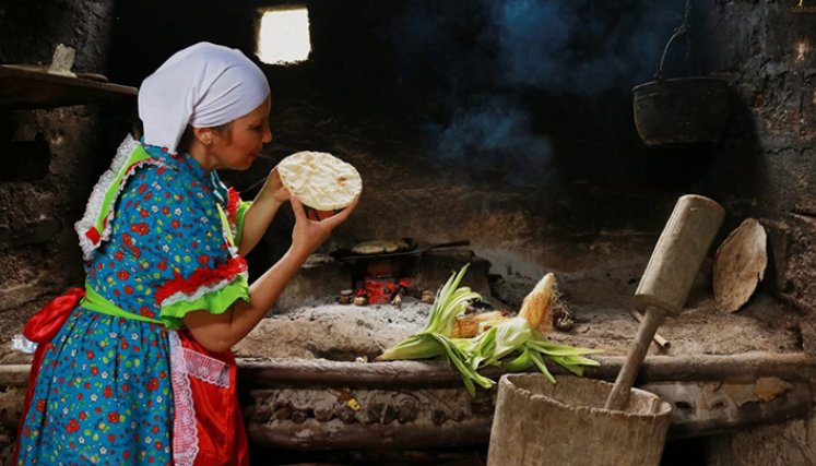 La arepa ocañera es utilizada a diario en el desayuno, la cena e incluso con la sopa del almuerzo en algunos hogares./ FOTOS CORTESÍA