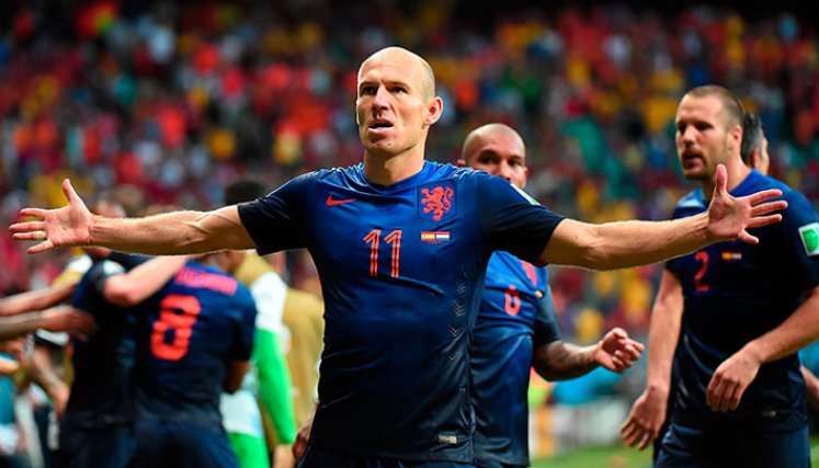 Arjen Robben, extremo holandés que decidió retirarse. 