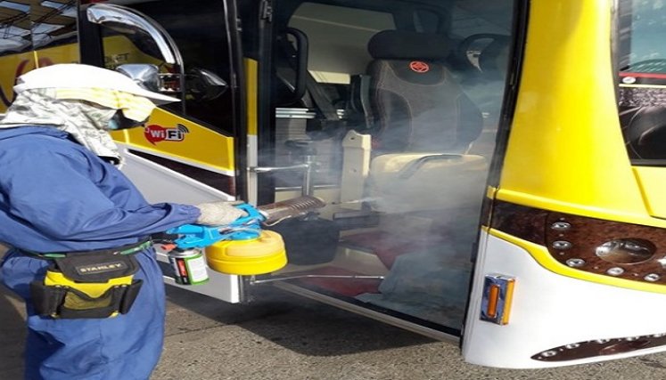 Se han aplicado todos los protocolos de bioseguridad en la Central de Transportes. / Cortesía/ La Opinión 