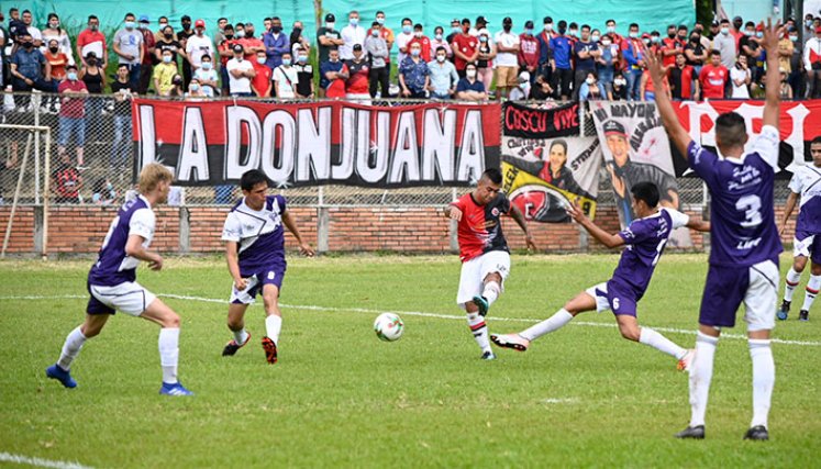 Cúcuta Deportivo sigue jugando partidos amistosos. Foto: Juan Pablo Bayona. 