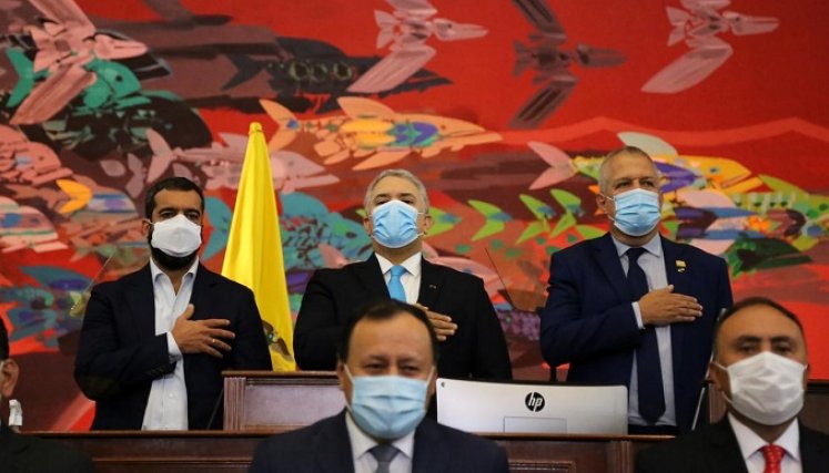Instalación de las sesiones del Congreso de la República. /Foto Presidencia de la República