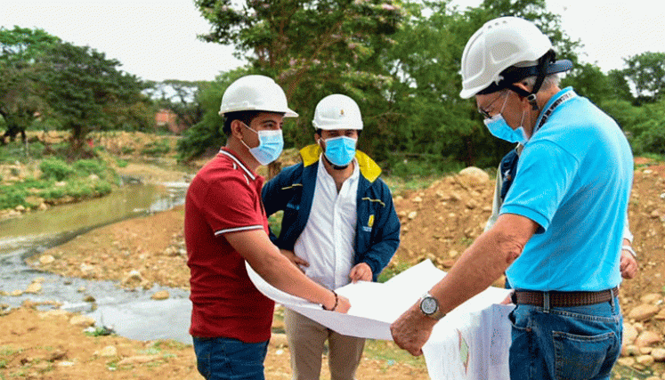  Las obras se ejecutan en el marco de la declaratoria de la calamidad pública ante la primera temporada de lluvias de 2021 en el municipio.