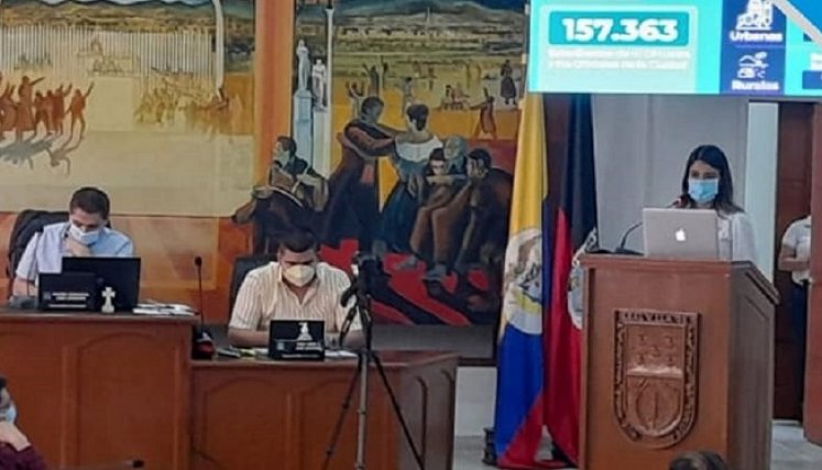La secretaria de Educación, Jessica Ramírez, había sido citada a debate de moción de censura en el Concejo. /Foto  La Opinión