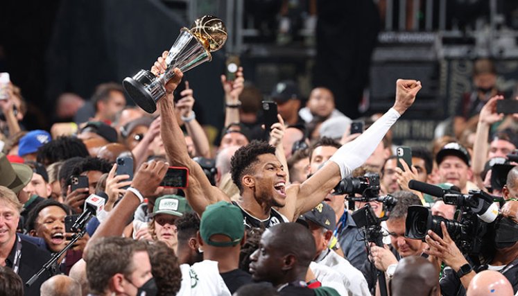 Milwaukee Bucks, campeón de la NBA. 