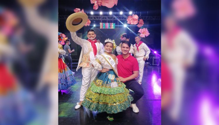 La chinacotense Isabella Chaparro Aguilar ganó el Reinado Nacional del Bambuco Fiestero. / Foto: Cortesía