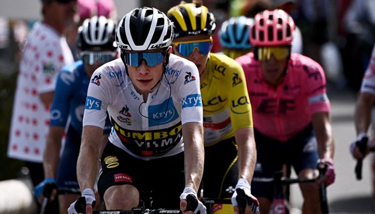 Jonas Vingegaard, danes del Jumbo Visma. 
