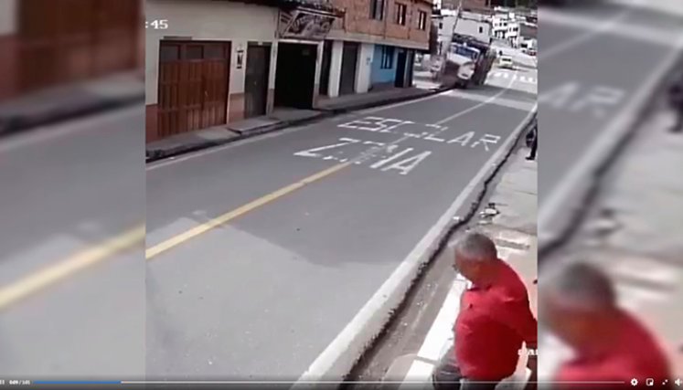 Accidente de tránsito en Pamplona.