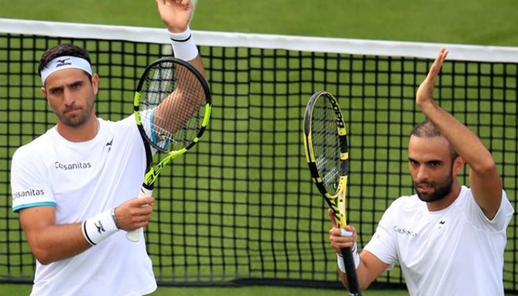 Con una victoria en cuatro sets, los tenistas colombianos Juan Sebastián Cabal y Robert Farah (Equipo Colsanitas, Babolat) se instalaron en la ronda de cuartos de final de Wimbledon (Reino Unido, césped). / Foto: Fedecoltenis