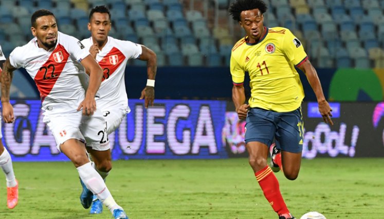 Colombia y Perú disputarán el tercer lugar de la Copa América 2021. / Foto: Colprensa