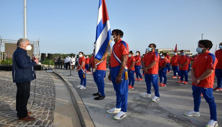 Cuba va a Tokio con la meta de incluirse en el Top-20 del medallero./Foto: Twitter