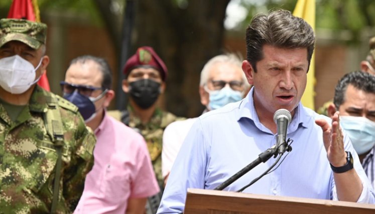 El ministro de Defensa además informó que el Plan Integral de Seguridad 'San José' lo que busca es generar una mayor integración de capacidades de otras zonas del país, a fin de mejorar la seguridad en el área metropolitana de Cúcuta. / Foto: Ejército