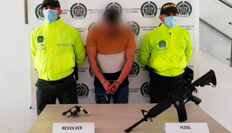 Al ‘Vampiro’ del Eln le encontraron dos armas