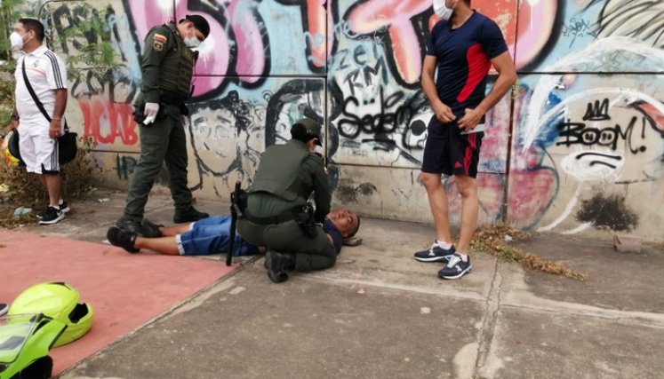 Los uniformados que atendieron el caso no le hallaron al ciudadano algún tipo de documento de identificación. / Foto: La Opinión