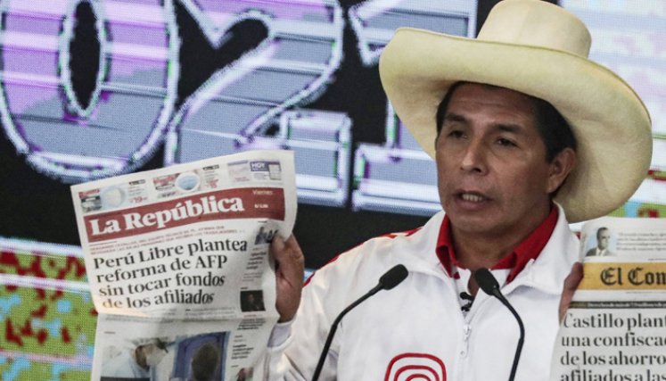 Pedro Castillo acostumbra a citar pasajes bíblicos cuando apela a su moral conservadora para justificar su rechazo al aborto, al matrimonio homosexual y la eutanasia. / Foto: Archivo 