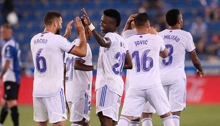 El Real Madrid empezó firme la Liga española 2021-2022