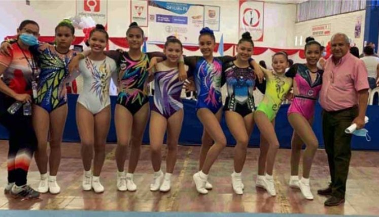 La gimnasia aeróbica de Norte de Santander tuvo un buen desempeño a nivel nacional.