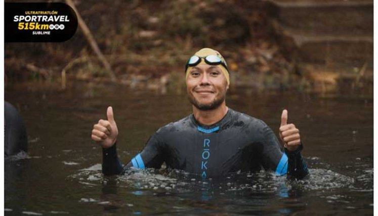 Antonio Carrillo, triatlonista cucuteño ganó una de las pruebas más duras de este deporte.