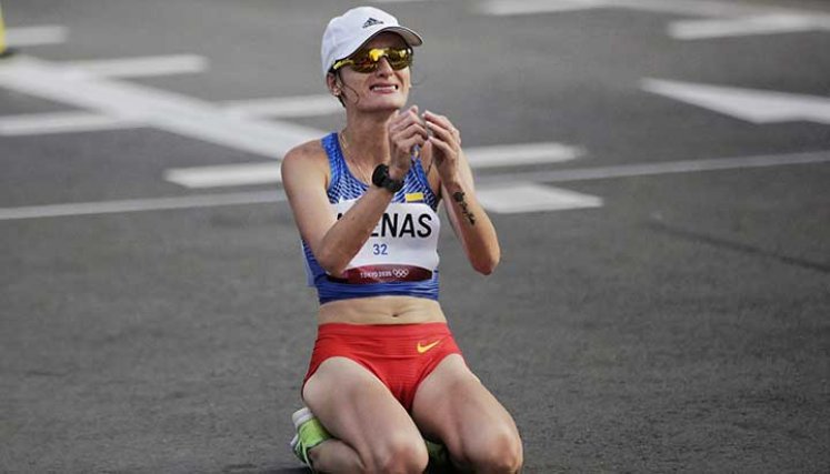 Sandra Lorena Arenas, marchista colombiana que brilló en los Juegos Olímpicos de Tokio 2020
