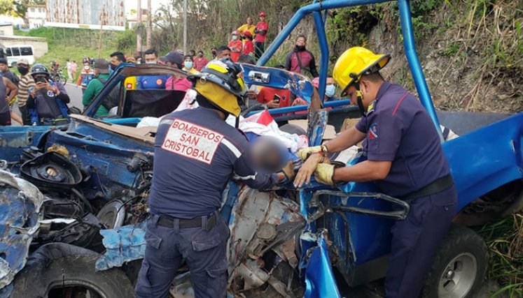 Accidente de tránsito.