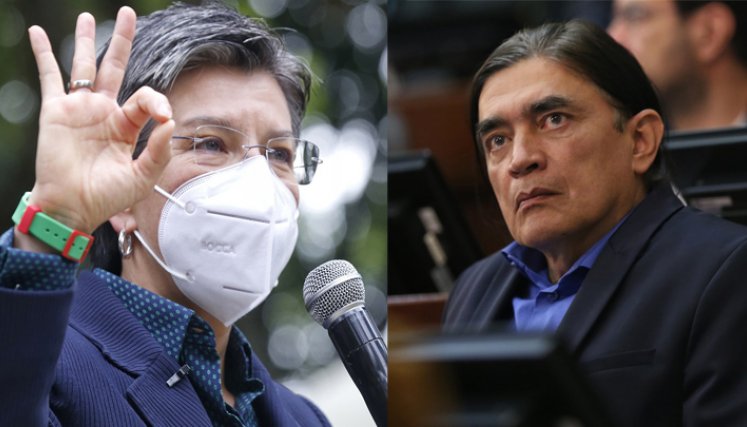 Gustavo Bolívar llamó "rastrera de la peor calaña" a Claudia López