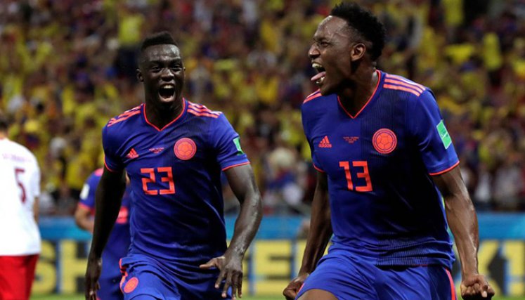 Davinson Sánchez y Yerri Mina.