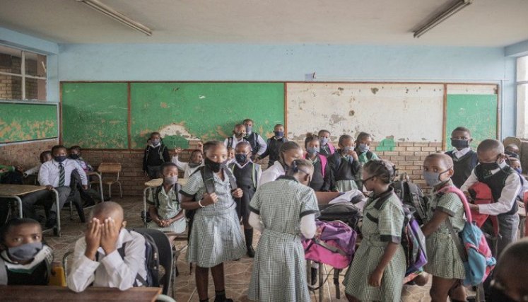 El virus retrasa 20 años la educación en las escuelas de Sudáfrica./Foto: internet