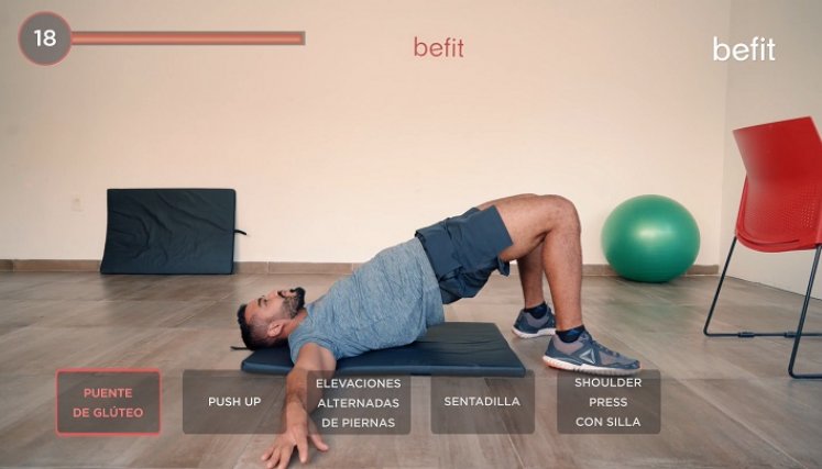 Los ejercicios son claves para la salud.