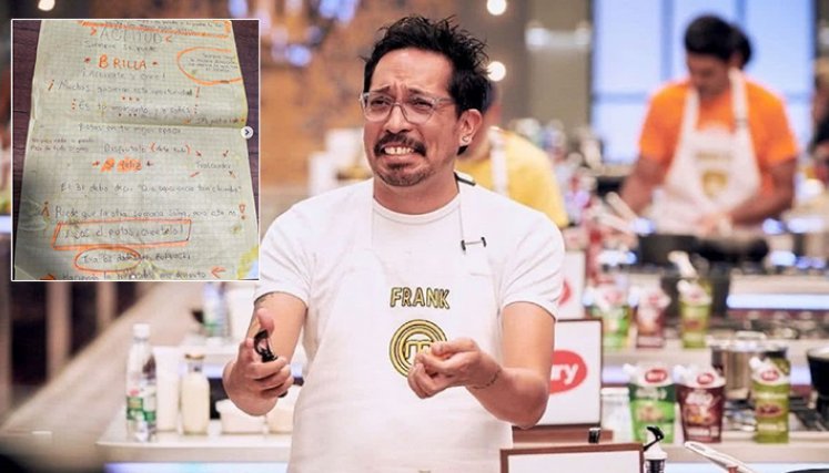 Frank Martínez en Masterchef Celebrity.